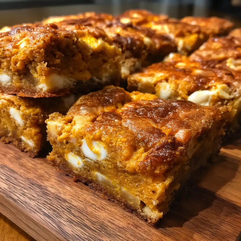 Pumpkin Orange Zest Blondies are a must-try treat!