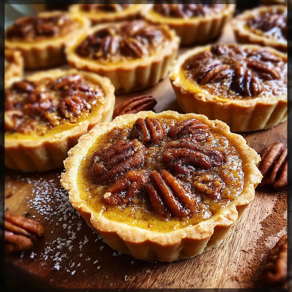 Pumpkin Pecan Tarts