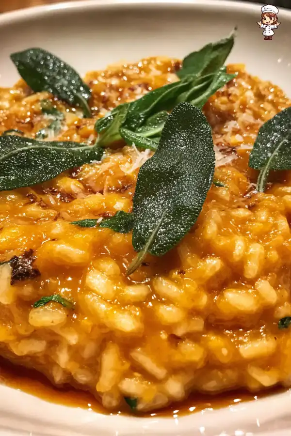 Pumpkin Sage Risotto