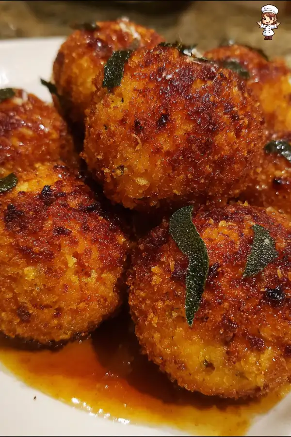 Pumpkin Sage Risotto Balls are a must-try delight!