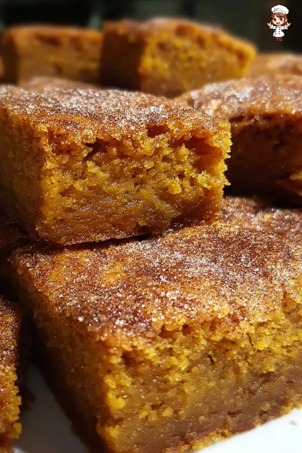Pumpkin Snickerdoodle Blondies Recipe