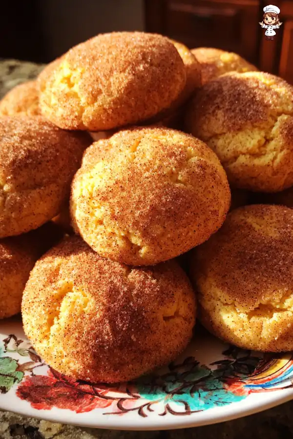 Pumpkin Snickerdoodle Cookies