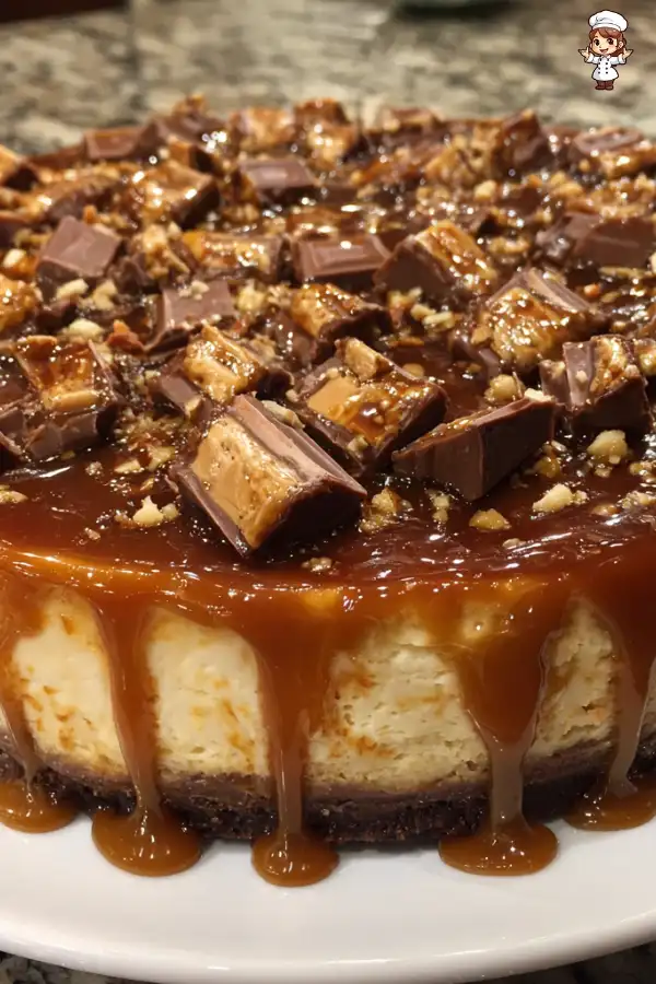 Pumpkin Snickers Cheesecake Recipe