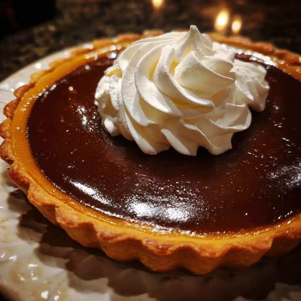 Pumpkin Spice Chocolate Tart Recipe