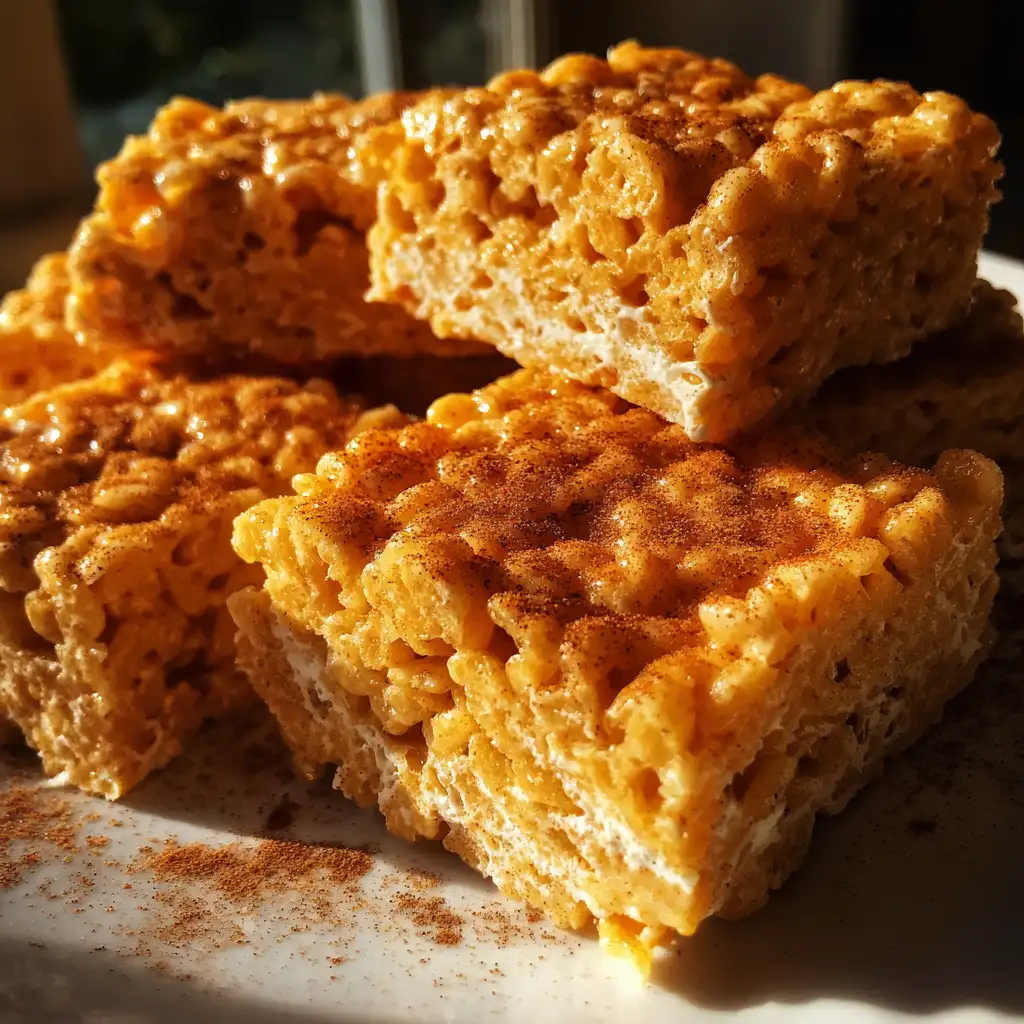 Pumpkin Spice Rice Krispies Treats Recipe
