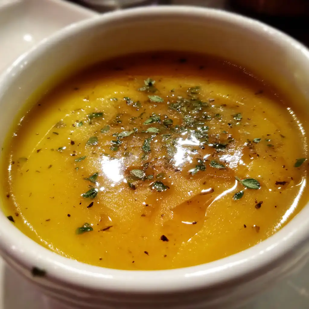 Pumpkin White Bean Soup with Sage warms your soul!