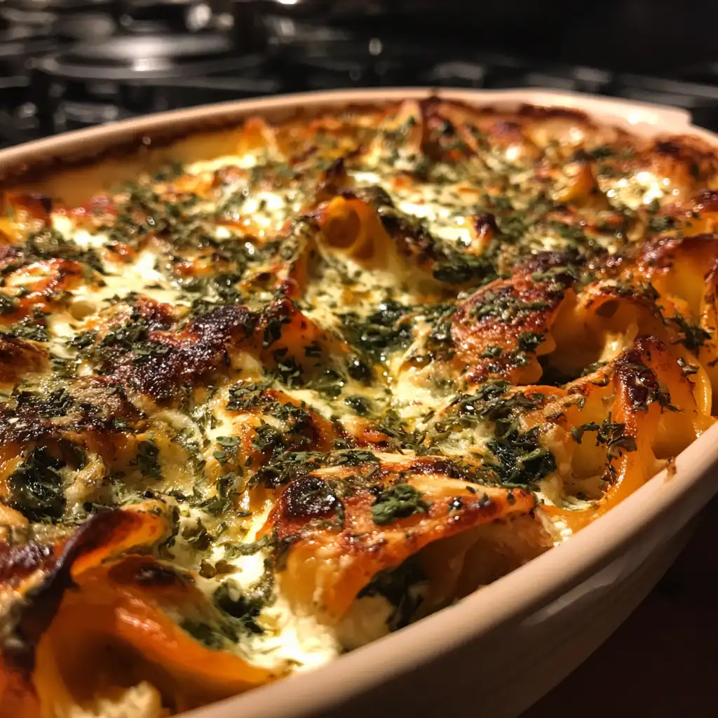 Pumpkin and Kale Pasta Bake is a must-try dish!