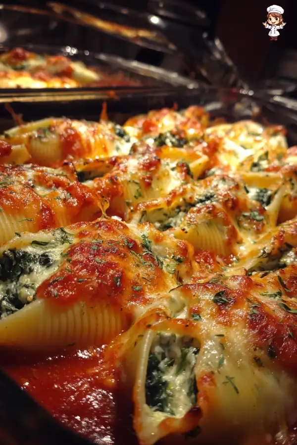 Pumpkin and Spinach Stuffed Shells