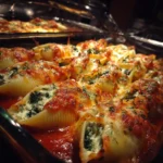 Pumpkin and Spinach Stuffed Shells