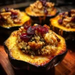 Roasted Acorn Squash with Quinoa Stuffing