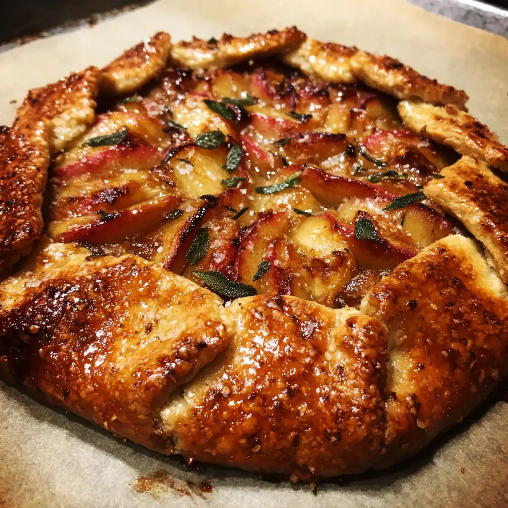 Roasted Apple and Sage Galette