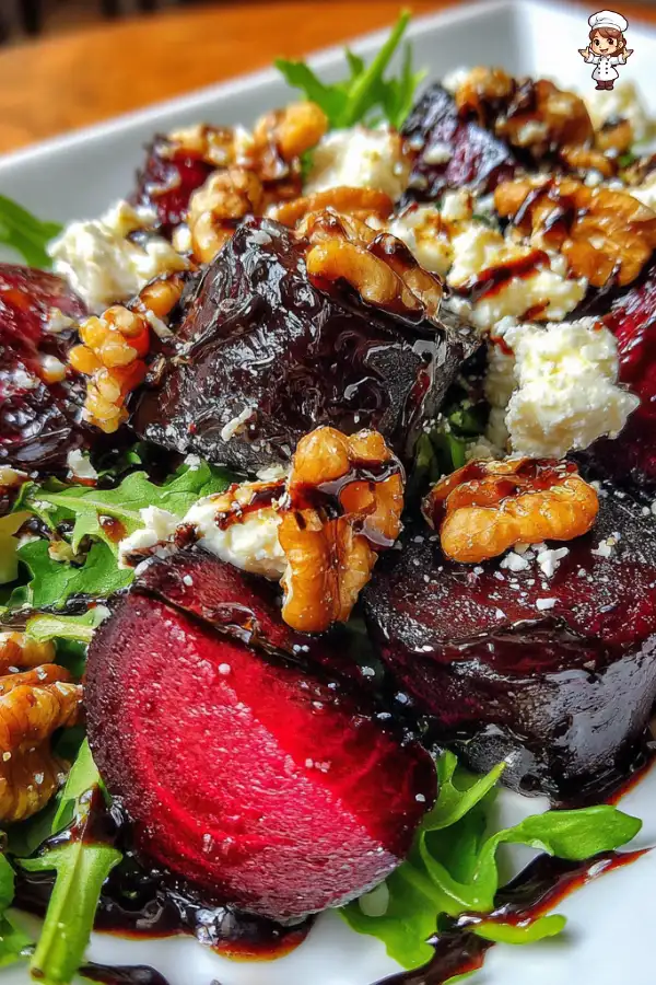 Roasted Beet and Goat Cheese Salad