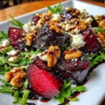 Roasted Beet and Goat Cheese Salad