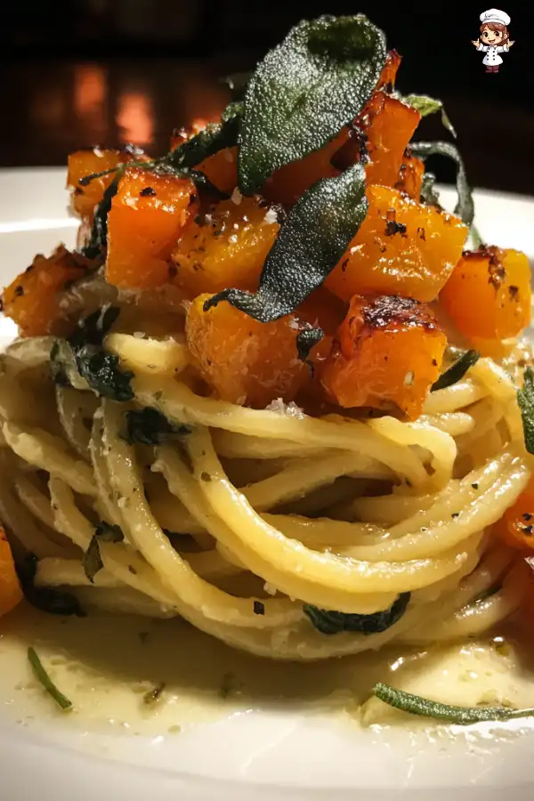 Roasted Butternut Squash Sage Pasta is a must-try dish!