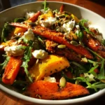 Roasted Carrot and Butternut Squash Salad is delicious!