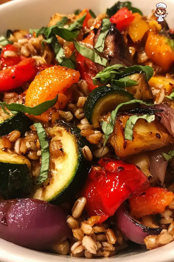 Roasted Vegetable and Farro Salad