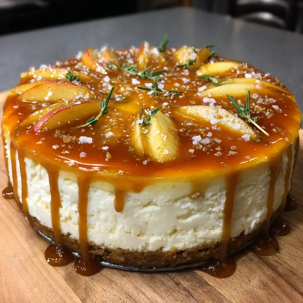 Salted Caramel Apple Cheesecake Recipe A Must-Try Delight!
