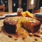 Semolina Cake with Honey, Almonds, and Orange Zest