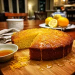Semolina Cake with Yogurt and Lemon Zest Drizzle