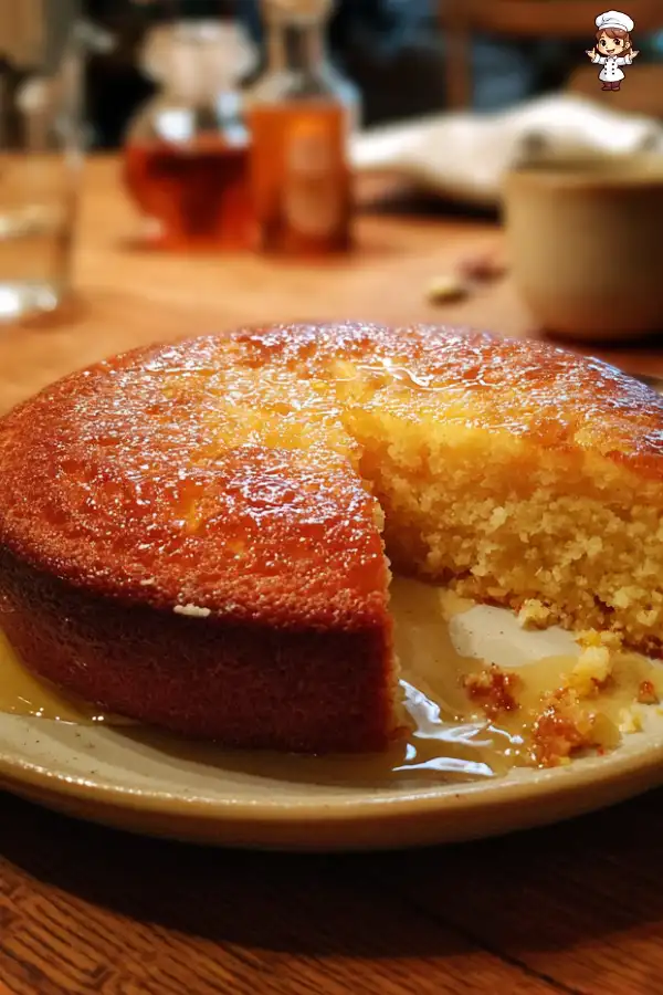 Semolina and Yogurt Cake with Cardamom and Rosewater