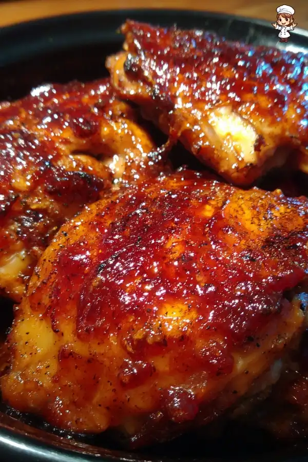 Slow cooker BBQ chicken recipe