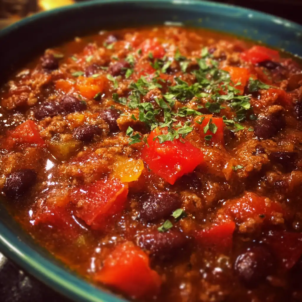 Slow cooker chili recipe