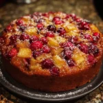 Spiced Apple Cranberry Cake