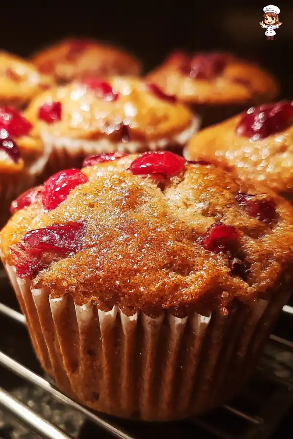 Spiced Apple Cranberry Muffins