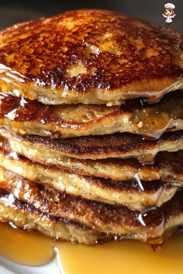 Spiced Apple Gingerbread Pancakes will warm your mornings!