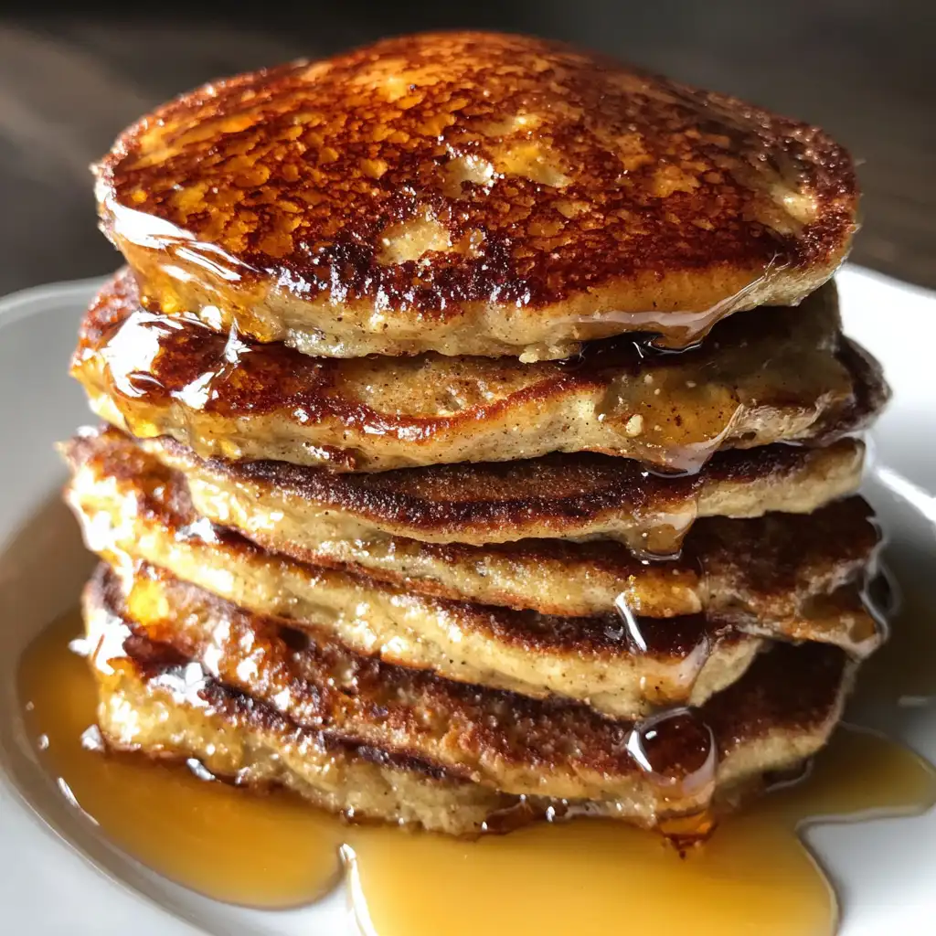 Spiced Apple Gingerbread Pancakes will warm your mornings!
