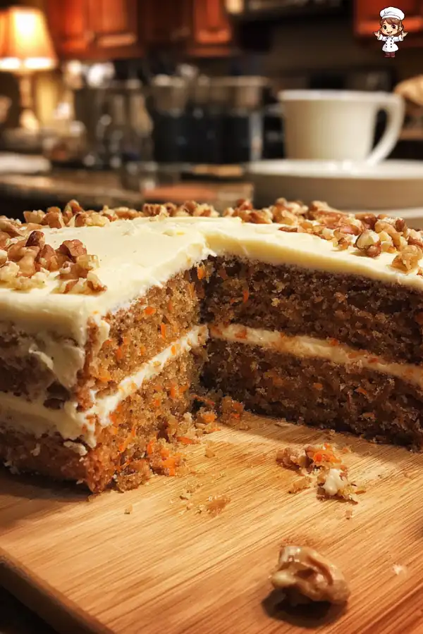 Spiced Carrot Cake with Cream Cheese Frosting