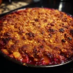 Spiced Cranberry Apple Cobbler