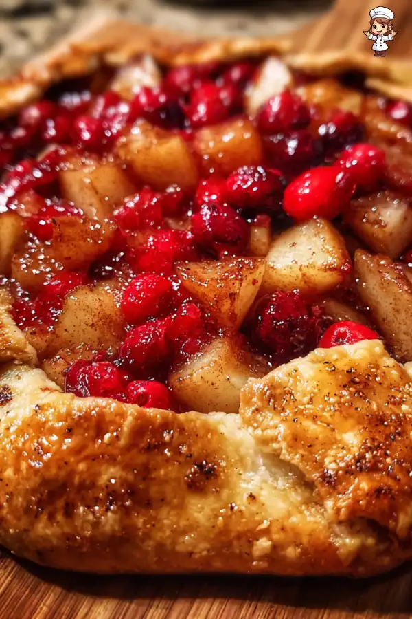 Spiced Pear Cranberry Galette