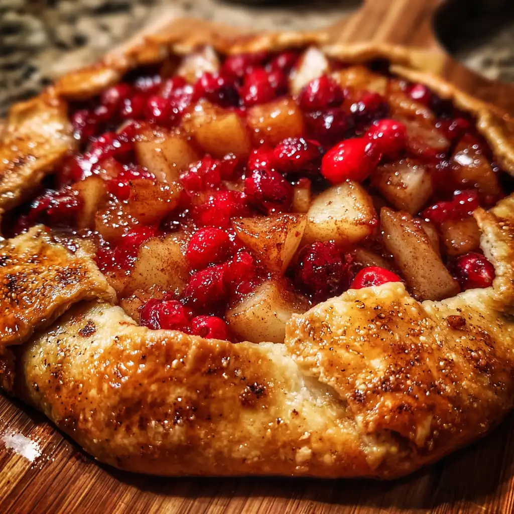 Spiced Pear Cranberry Galette