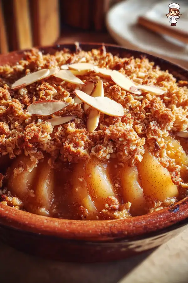 Spiced Pear Crumble