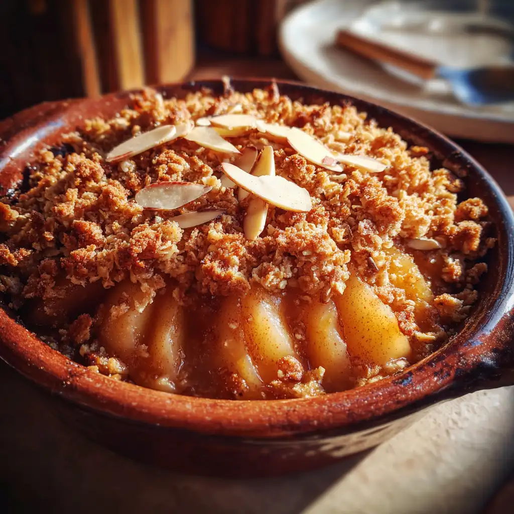 Spiced Pear Crumble