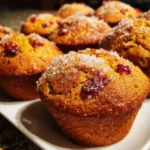 Spiced Pumpkin Cranberry Muffins