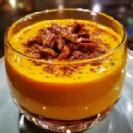 Spiced Pumpkin Mousse with Candied Pecans Recipe