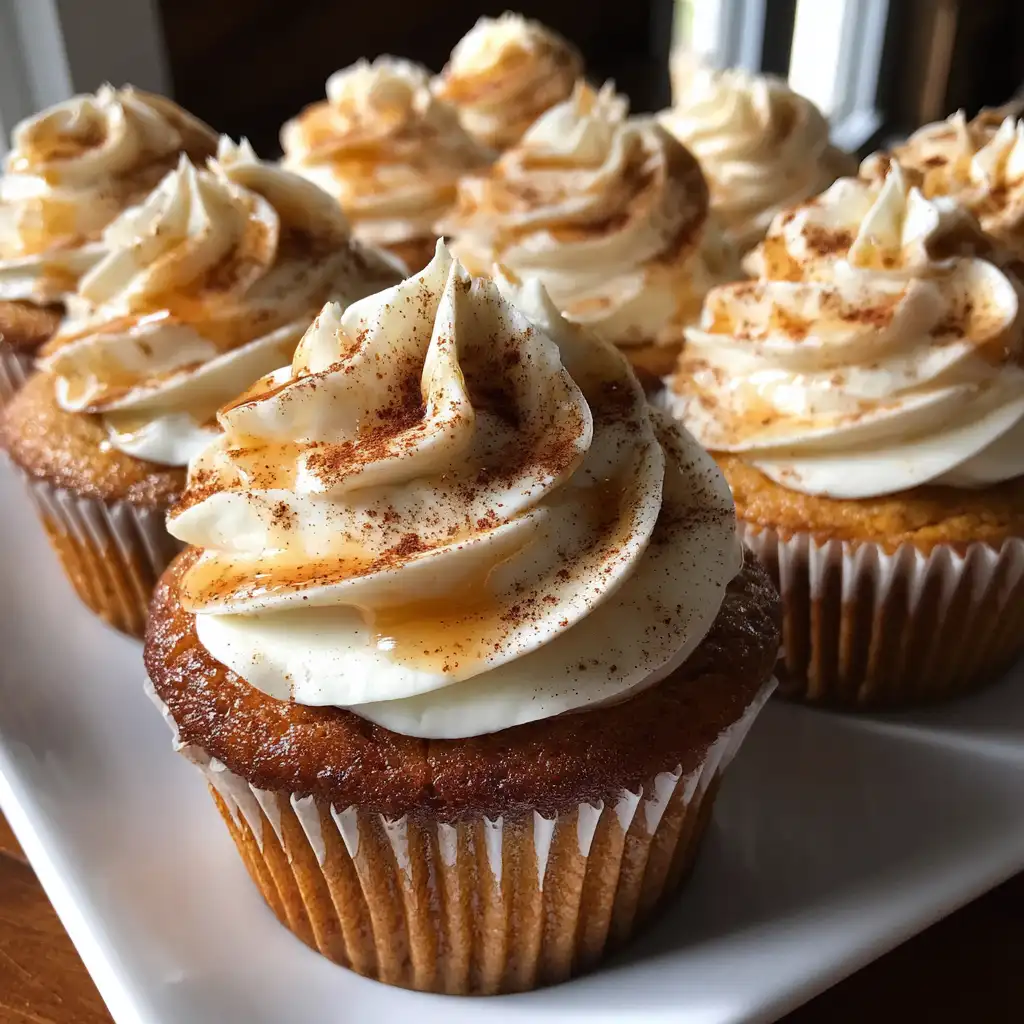 Spiced Sweet Potato Cupcakes