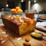 Sticky Apricot & Almond Cake with Honey Drizzle