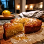 Sticky Coconut Lemon Cake Recipe