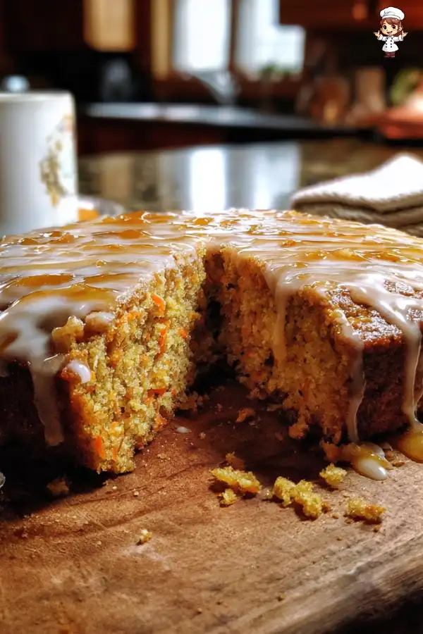 Sticky Maple Carrot Cake with Cinnamon Drizzle Recipe is a must-try!