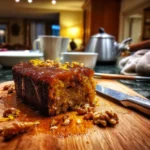 Sticky Orange Date Pudding with Toasted Walnuts delights!