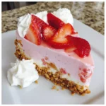 Strawberry Pretzel Ice Cream Cake Recipe