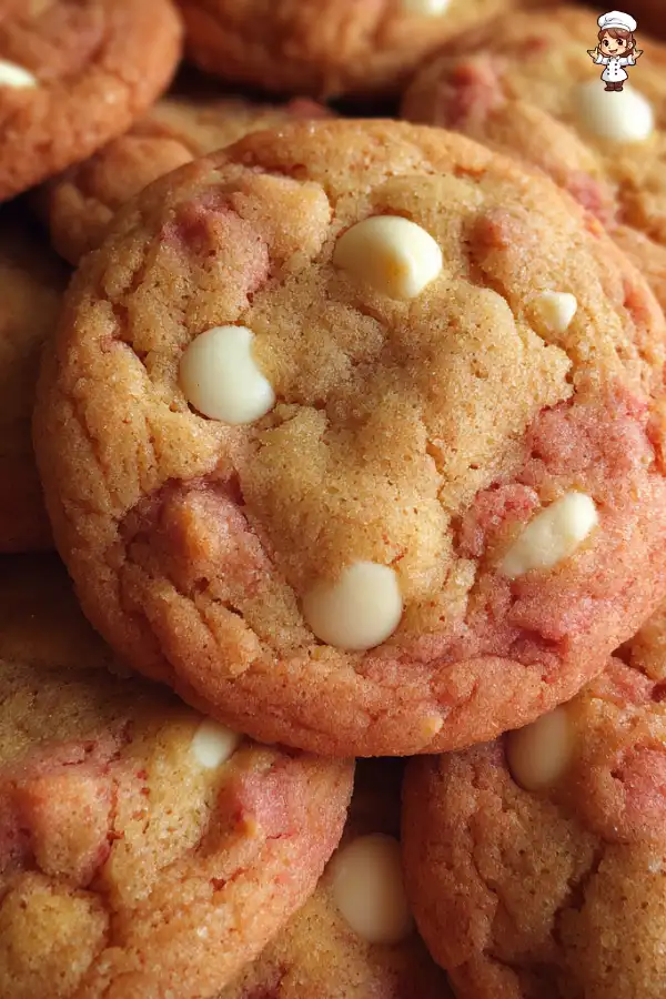 Strawberry pudding cookies recipe that delights every bite!
