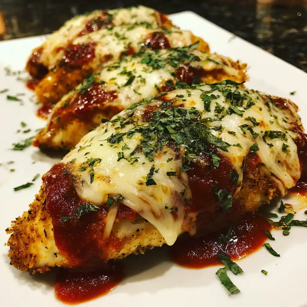 Stuffed chicken parmesan recipe