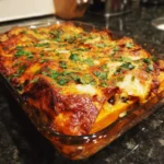 Sweet Potato Black Bean Enchilada Casserole delights all!