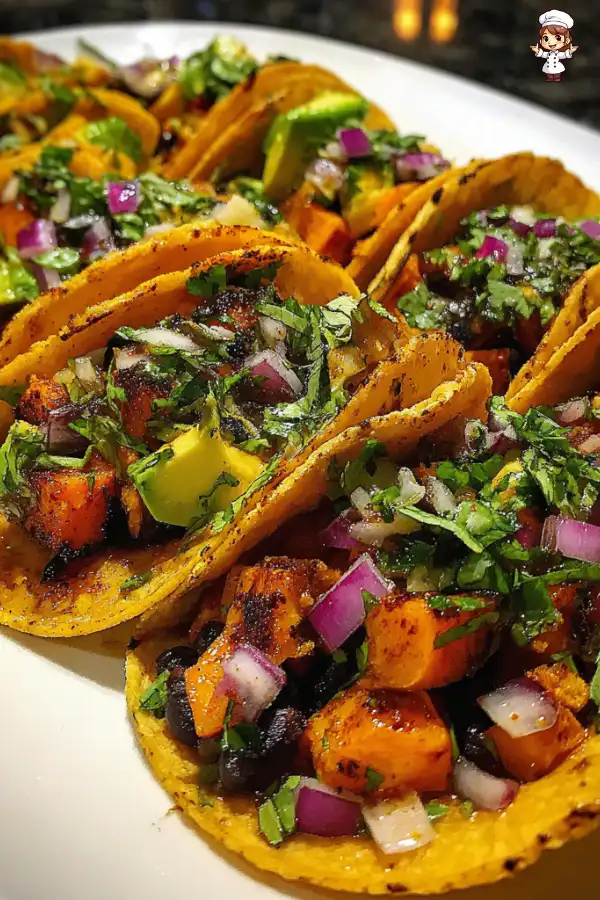 Sweet Potato Black Bean Tacos are a must-try delight!