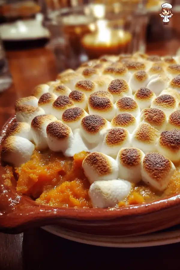 Sweet Potato Casserole with Marshmallows