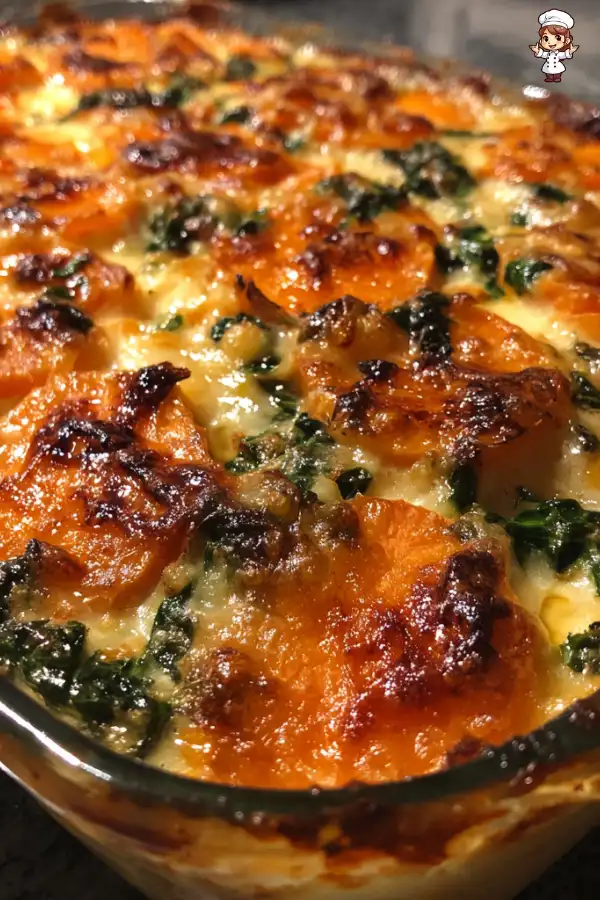 Sweet Potato Kale Gratin is a must-try comfort dish!